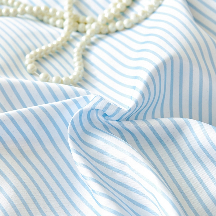 91家纺网 家纺一手货源 找家纺 （总）老K (原美阁） 2026新款条纹冰丝四件套双层花边雪纺水洗真丝四件套