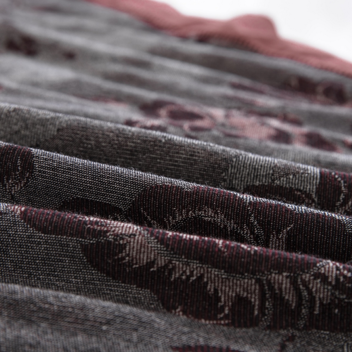 91家纺网 家纺一手货源 找家纺 双层纱家居 2026新款法式花边全棉纯棉色织提花双层纱四件套 云纱