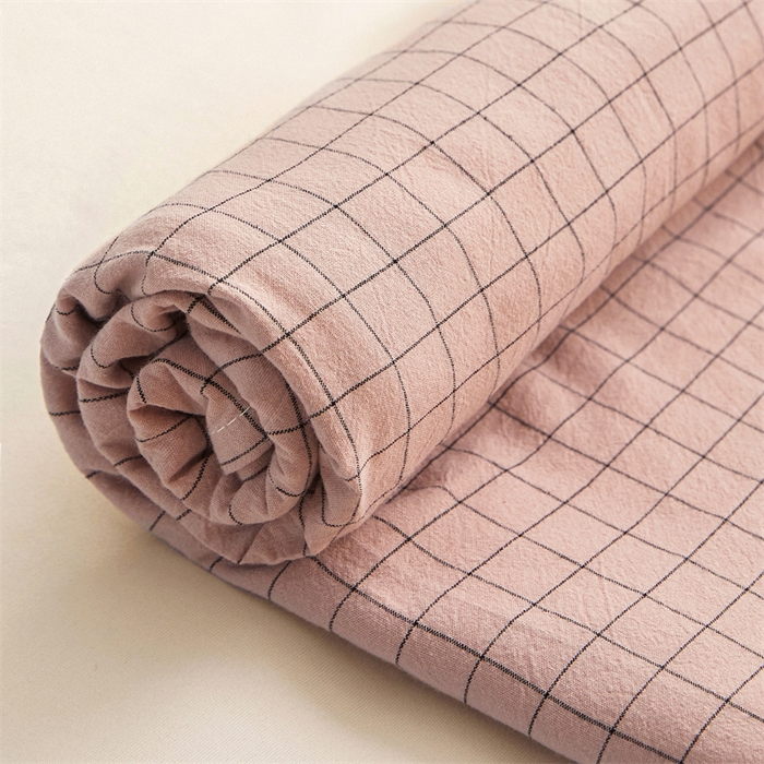 91家纺网 家纺一手货源 找家纺 恋人优选 2026新款全棉纯棉水洗棉单床笠床笠单件 小粉格