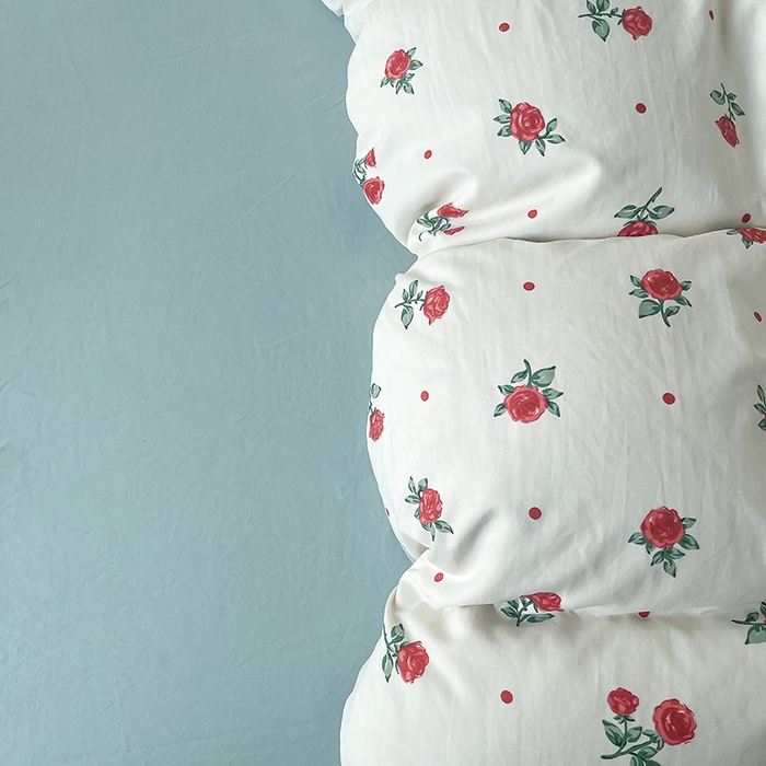 91家纺网 家纺一手货源 找家纺 帛洵家纺 2026新款110g超柔水洗宝宝有氧仿棉四件套（提供买家秀） 小蔷薇