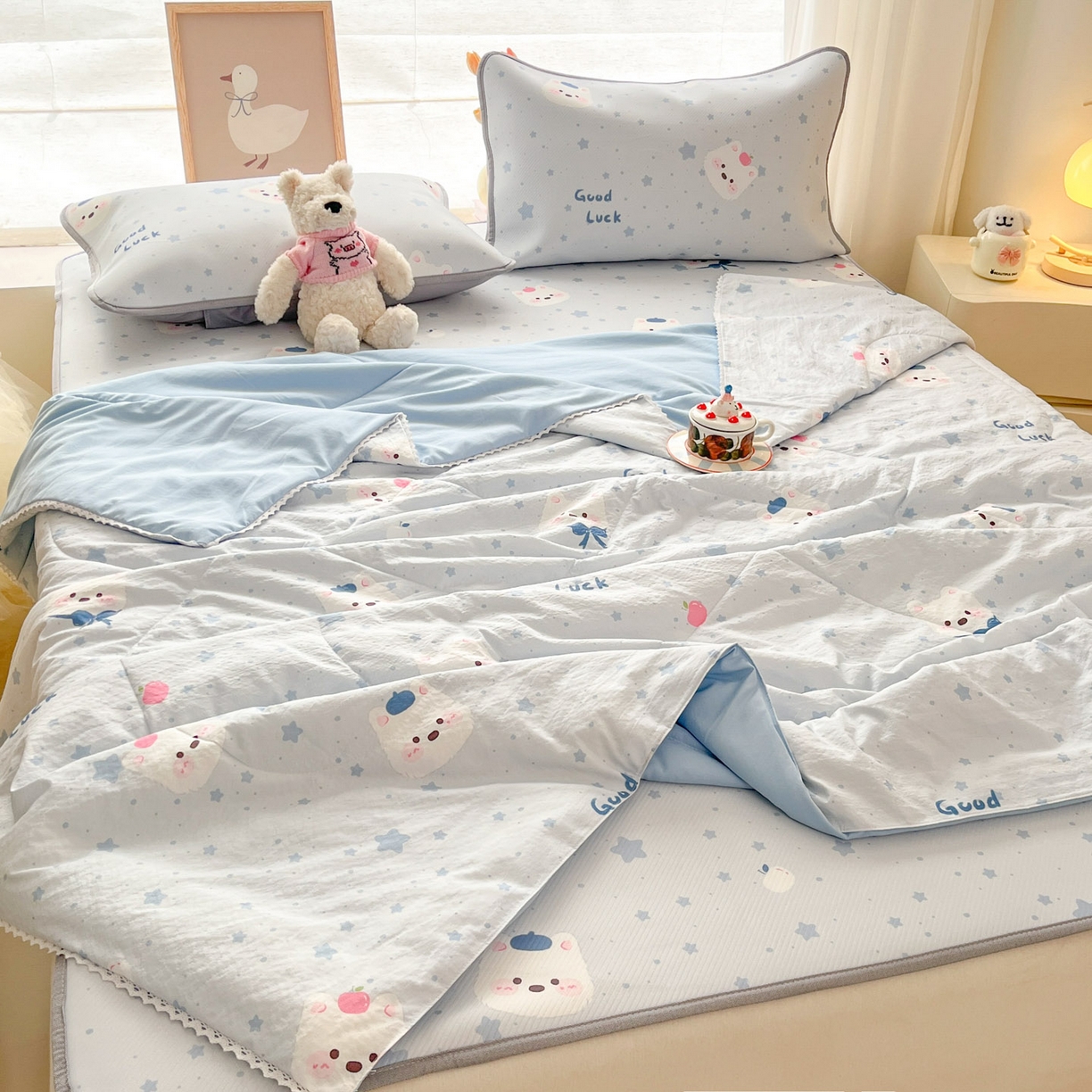 91家纺网 家纺一手货源 找家纺 （总）川悦生活 2026新款小阪冰丝冰丝数码印花凉席大床