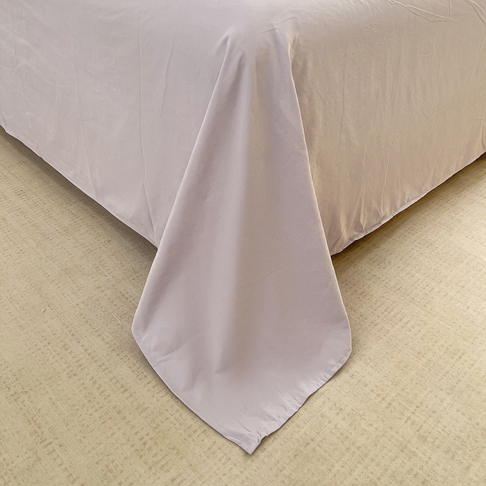 91家纺网 家纺一手货源 找家纺 帛洵家纺 2026新款110g超柔水洗宝宝有氧仿棉四件套（提供买家秀） 小心心-紫