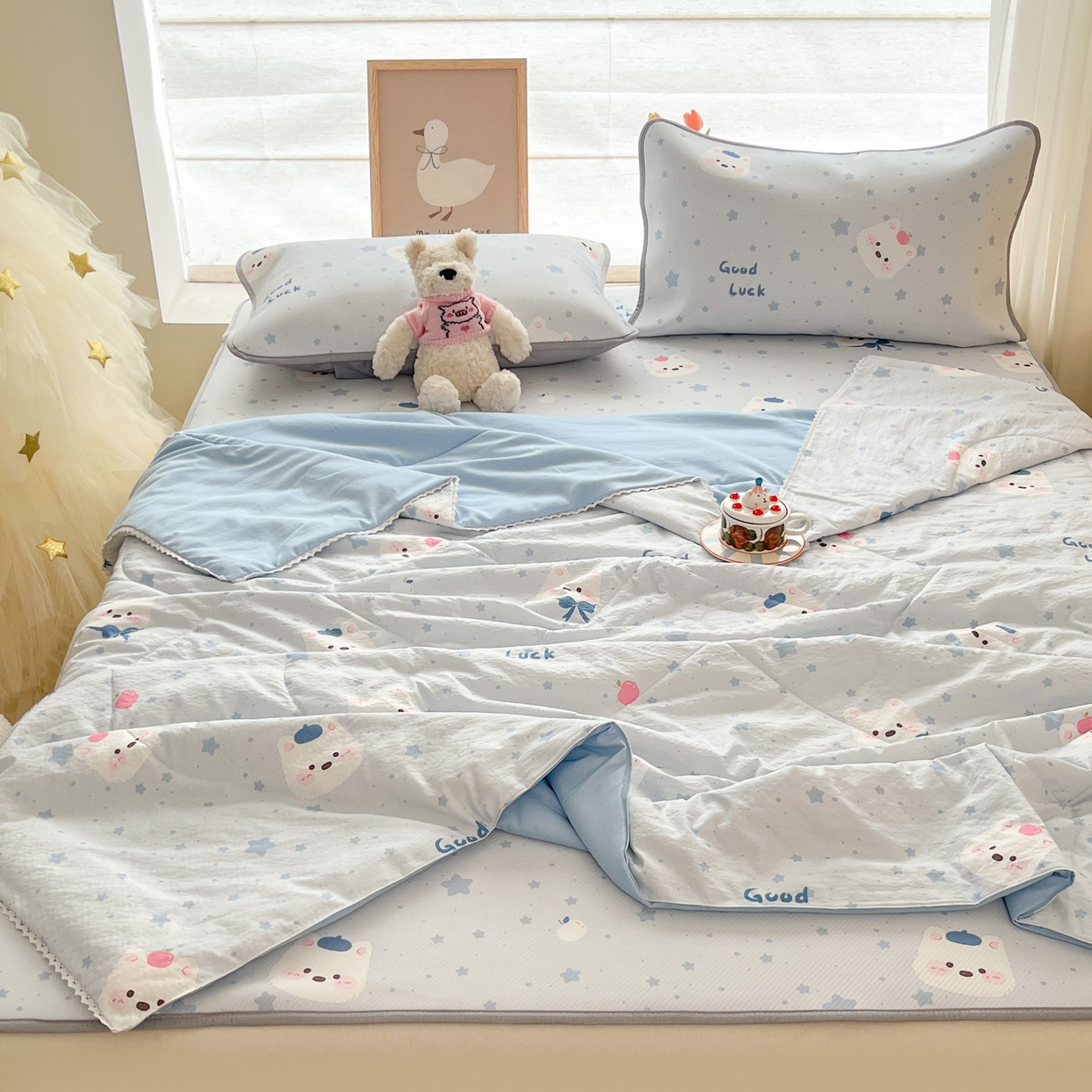 91家纺网 家纺一手货源 找家纺 （总）川悦生活 2026新款小阪冰丝冰丝数码印花凉席大床