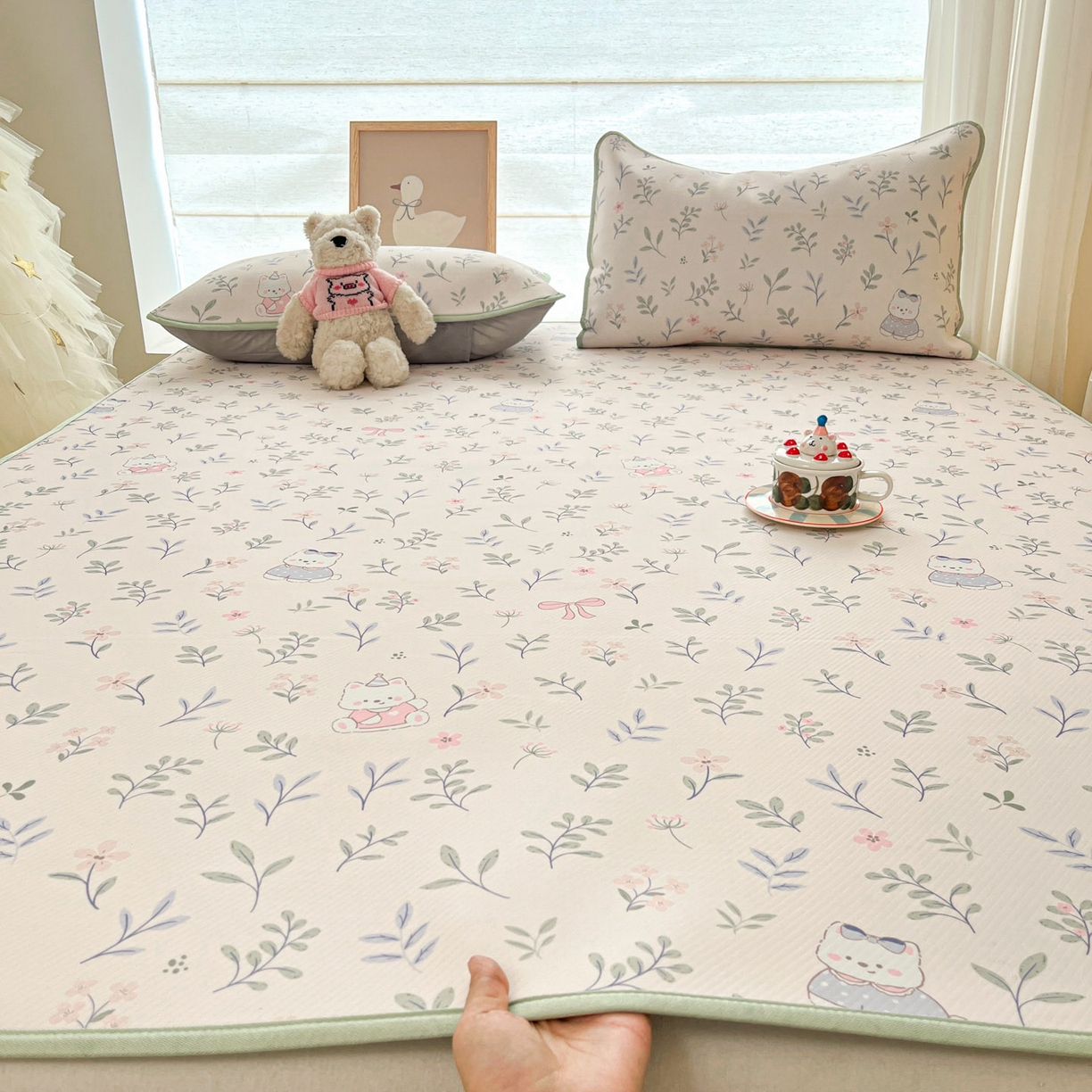 91家纺网 家纺一手货源 找家纺 （总）川悦生活 2026新款小阪冰丝冰丝数码印花凉席大床