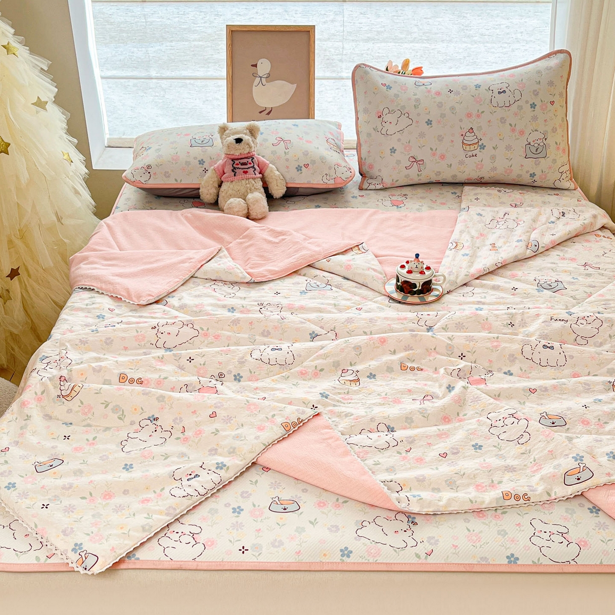 91家纺网 家纺一手货源 找家纺 （总）川悦生活 2026新款小阪冰丝冰丝数码印花凉席大床