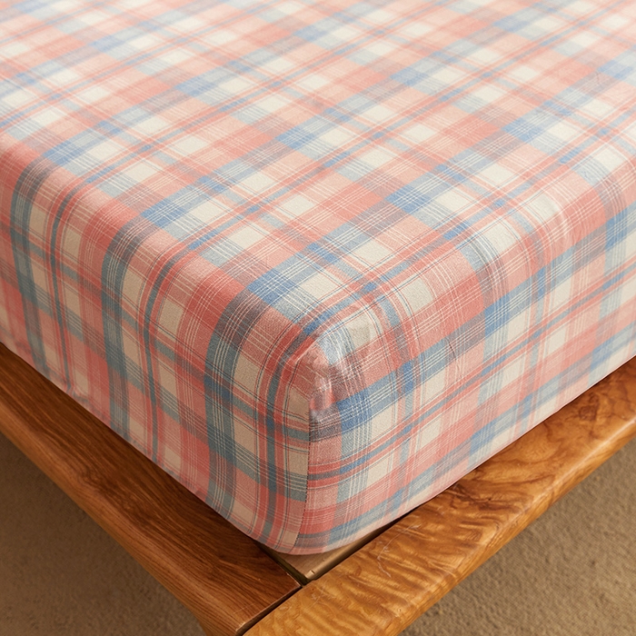 91家纺网 家纺一手货源 找家纺 恋人优选 2026新款全棉纯棉水洗棉单床笠床笠单件 星空桔