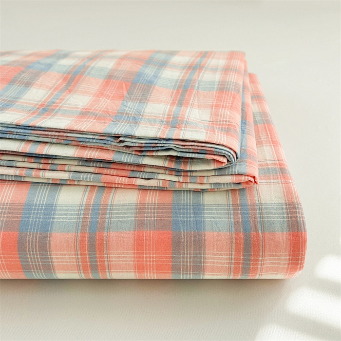 91家纺网 家纺一手货源 找家纺 恋人优选 2026新款全棉纯棉水洗棉单床笠床笠单件 星空桔