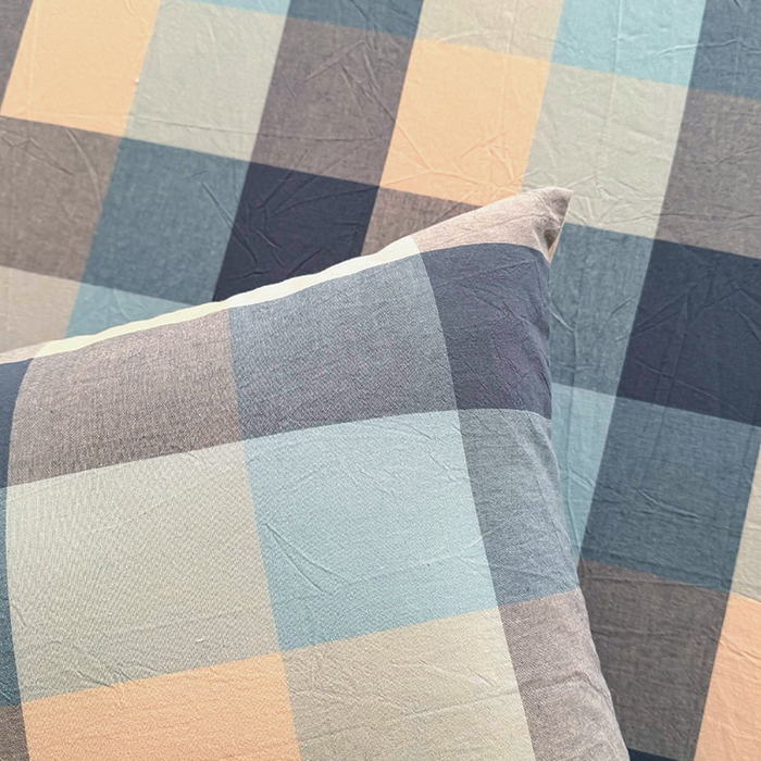 91家纺网 家纺一手货源 找家纺 恋人优选 2026新款全棉纯棉水洗棉单床笠床笠单件 英伦-兰