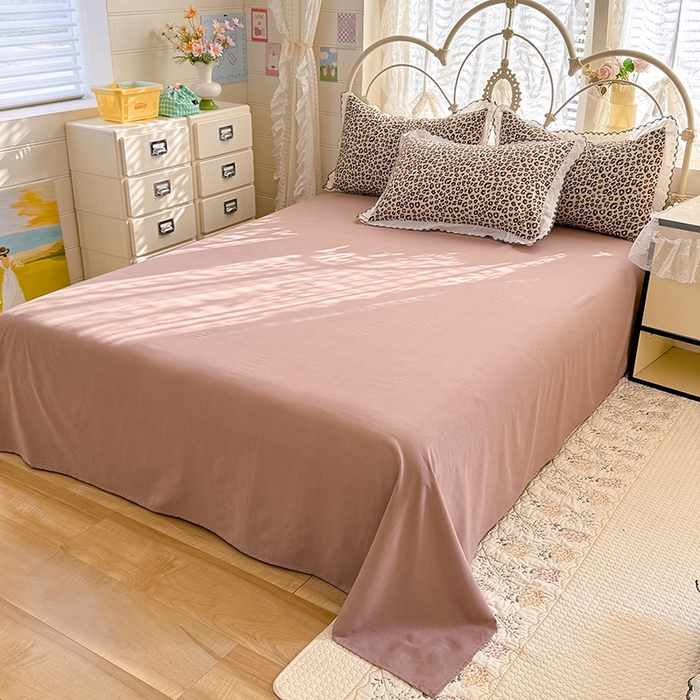 91家纺网 家纺一手货源 找家纺 乐窝家纺仓储 2026新款古法水洗云感棉印花四件套 古法-豹纹