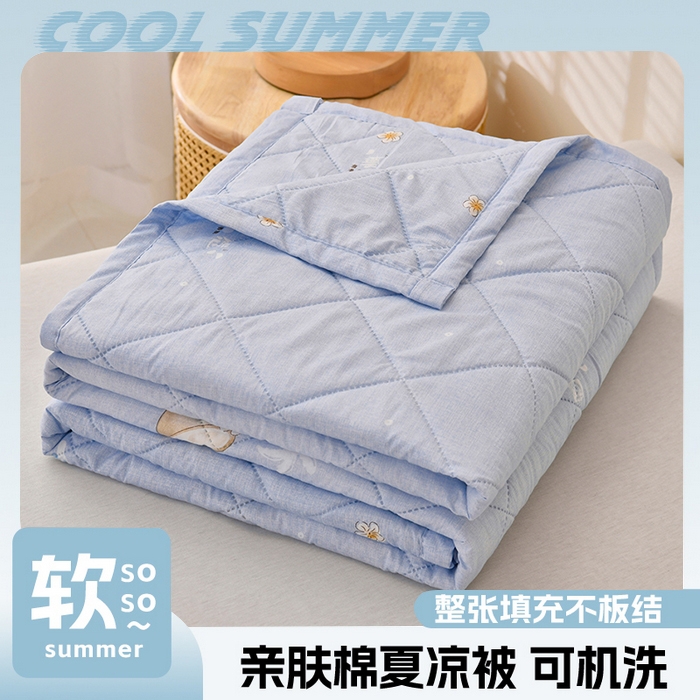 培童   2025新款超声波亲肤绒夏被夏凉被直播爆款超声波夏被空调被礼品被 清凉一夏