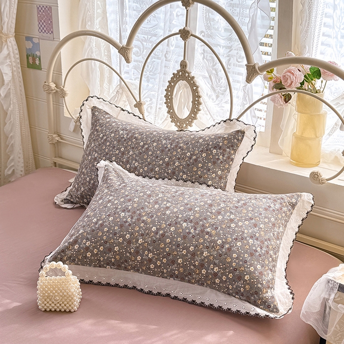 91家纺网 家纺一手货源 找家纺 乐窝家纺仓储 2026新款古法水洗云感棉印花四件套 古法-花甸