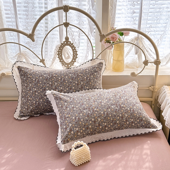 91家纺网 家纺一手货源 找家纺 乐窝家纺仓储 2026新款古法水洗云感棉印花四件套 古法-花甸