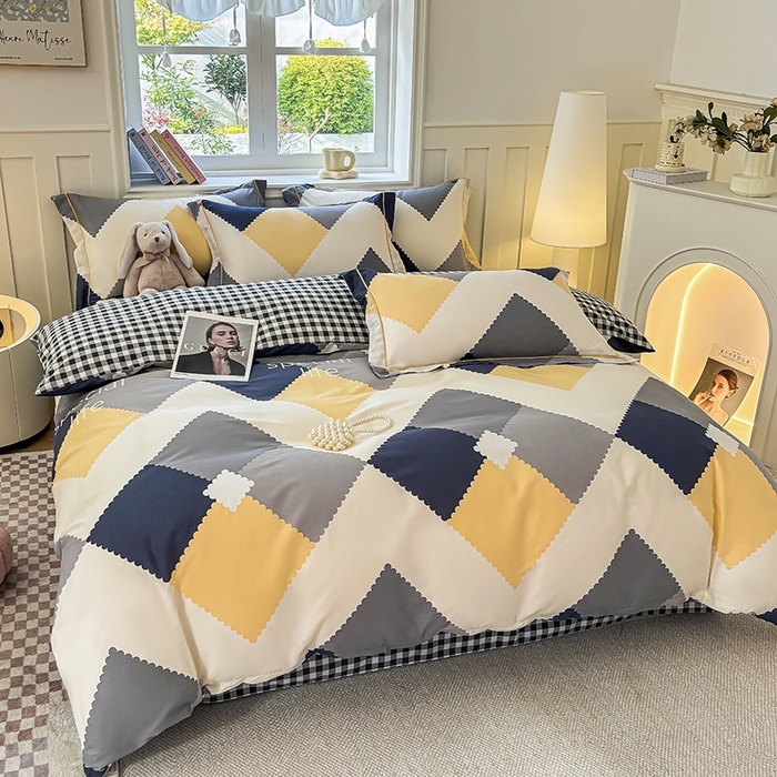 91家纺网 家纺一手货源 找家纺 宇彬家纺 2026新款13070A类全棉纯棉印花单被套被套单件-一字绣工艺款系列 一字绣 简爱