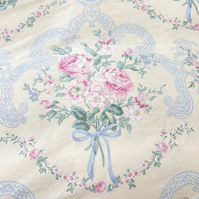 91家纺网 家纺一手货源 找家纺 宇彬家纺 2026新款13070A类全棉纯棉印花单被套被套单件-一字绣工艺款系列 一字绣 琉璃如梦