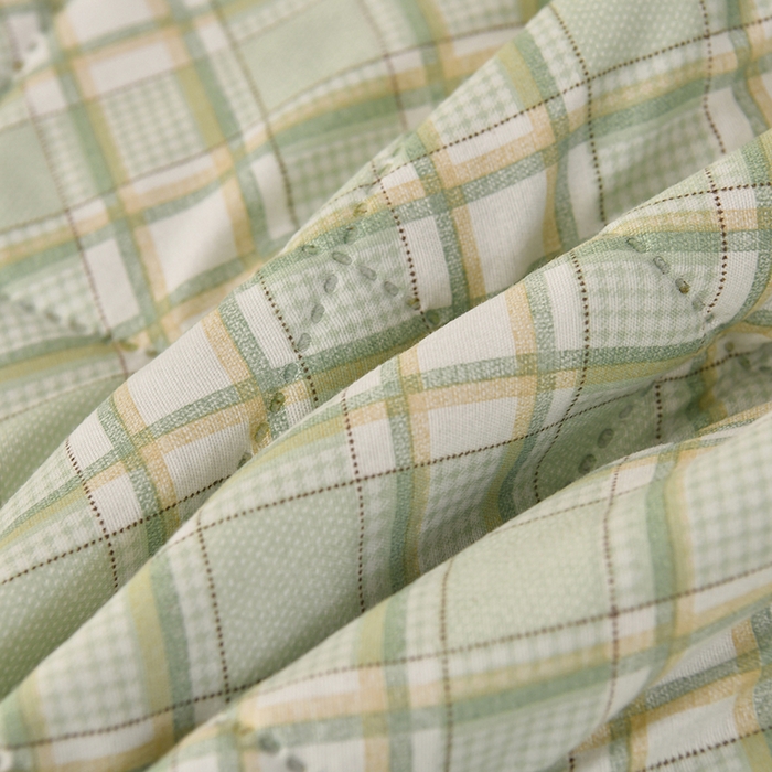 91家纺网 家纺一手货源 找家纺 培童   2025新款超声波亲肤绒夏被夏凉被直播爆款超声波夏被空调被礼品被 自由格  绿