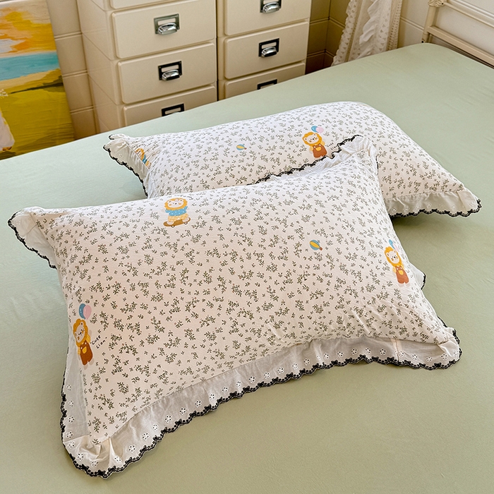 91家纺网 家纺一手货源 找家纺 乐窝家纺仓储 2026新款古法水洗云感棉印花四件套 古法-马戏团