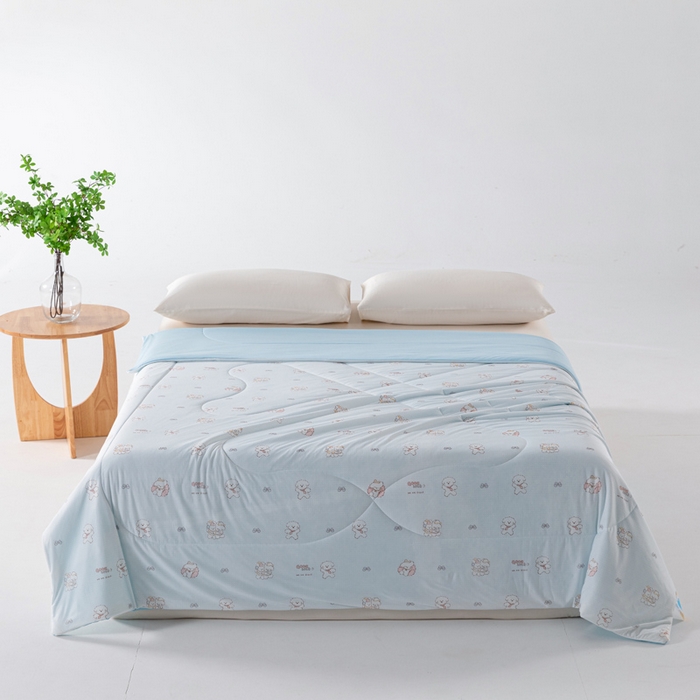 91家纺网 家纺一手货源 找家纺 （总）卡初家居（原微来） 2026新款A类氨纶水洗冰丝凉感夏被