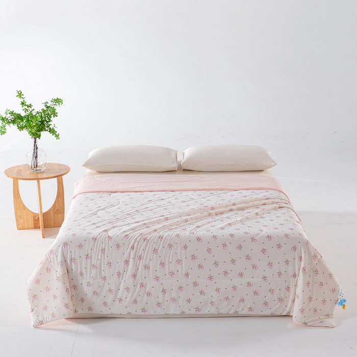 91家纺网 家纺一手货源 找家纺 （总）卡初家居（原微来） 2026新款A类氨纶水洗冰丝凉感夏被