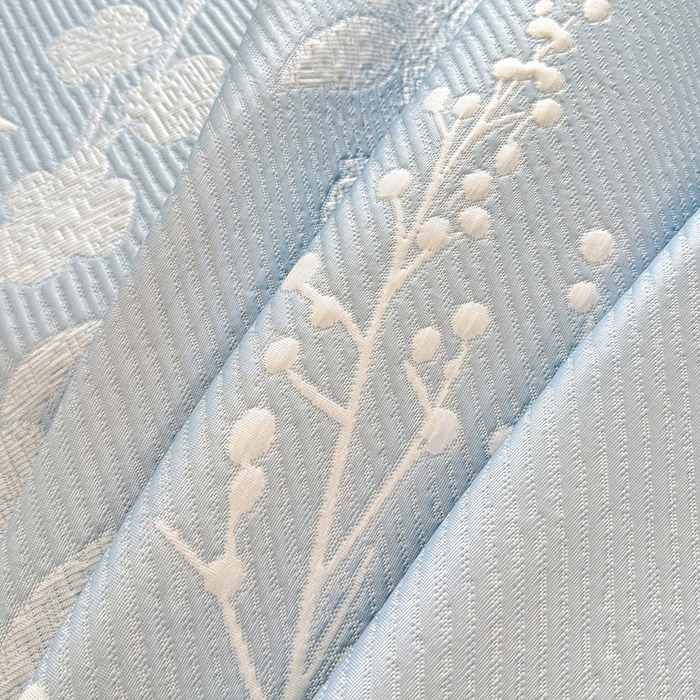 91家纺网 家纺一手货源 找家纺 （总）红夫人 2026新款凉豆豆PE高分子凉感凉席双色提花床裙款三件套--兰芝（风琴花边+三明治复合+精美手提包）