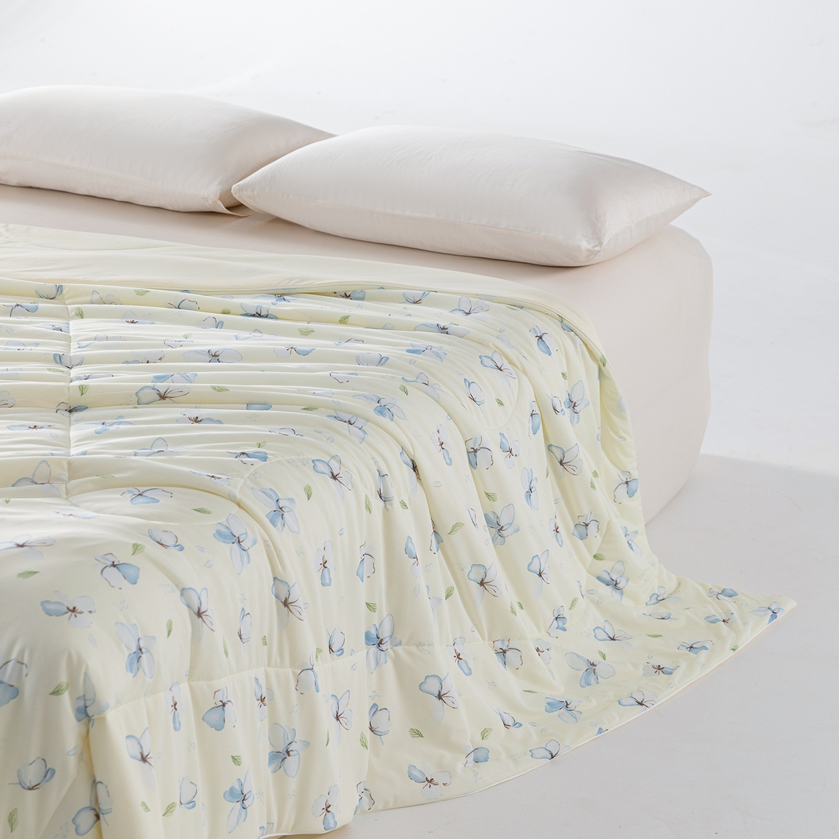 91家纺网 家纺一手货源 找家纺 （总）卡初家居（原微来） 2026新款A类氨纶水洗冰丝凉感夏被