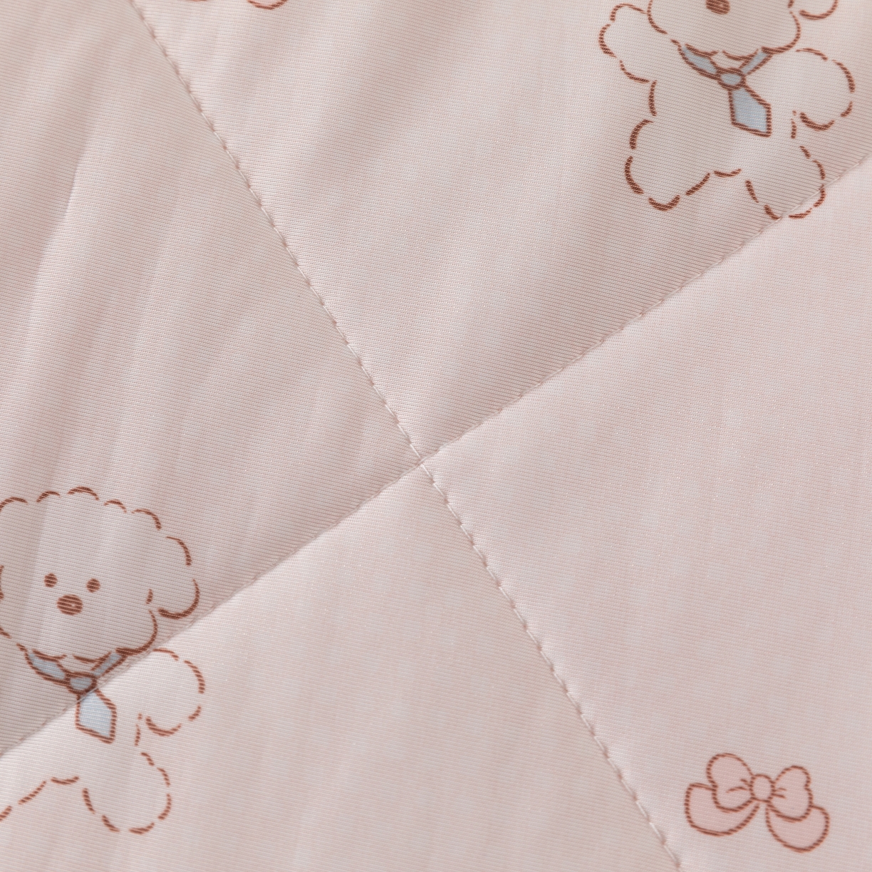 91家纺网 家纺一手货源 找家纺 卡初家居（原微来） 2026新款A类氨纶水洗冰丝凉感夏被 快乐家族-粉