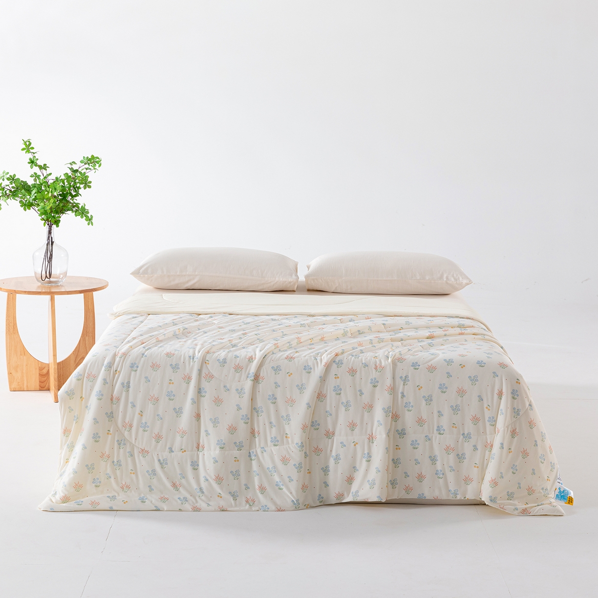 91家纺网 家纺一手货源 找家纺 卡初家居（原微来） 2026新款A类氨纶水洗冰丝凉感夏被 盛夏韵味