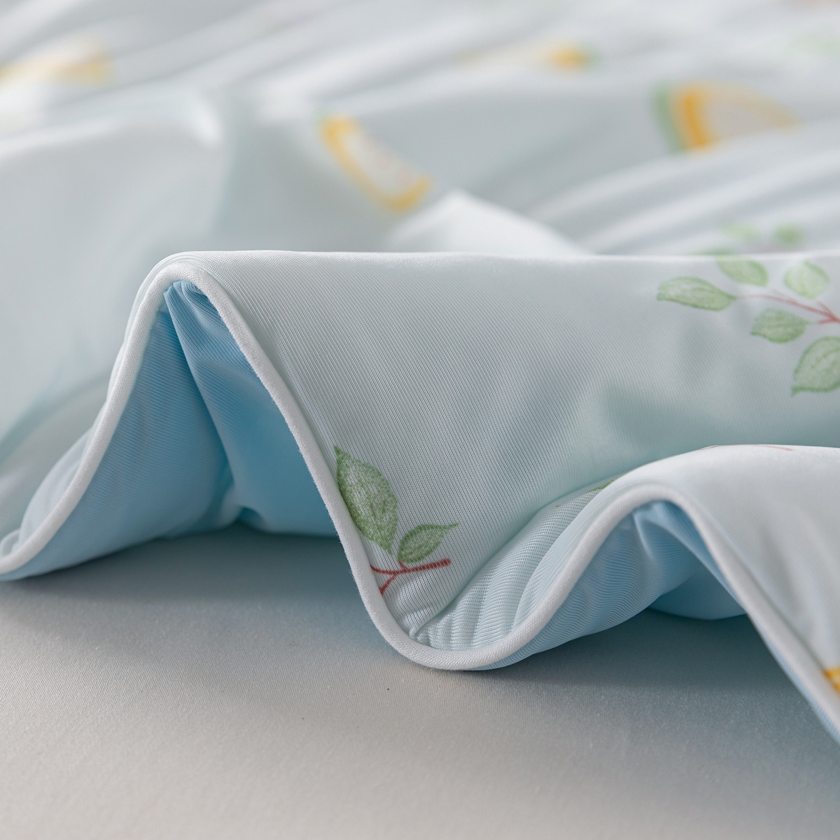 91家纺网 家纺一手货源 找家纺 卡初家居（原微来） 2026新款A类氨纶水洗冰丝凉感夏被 西瓜半夏