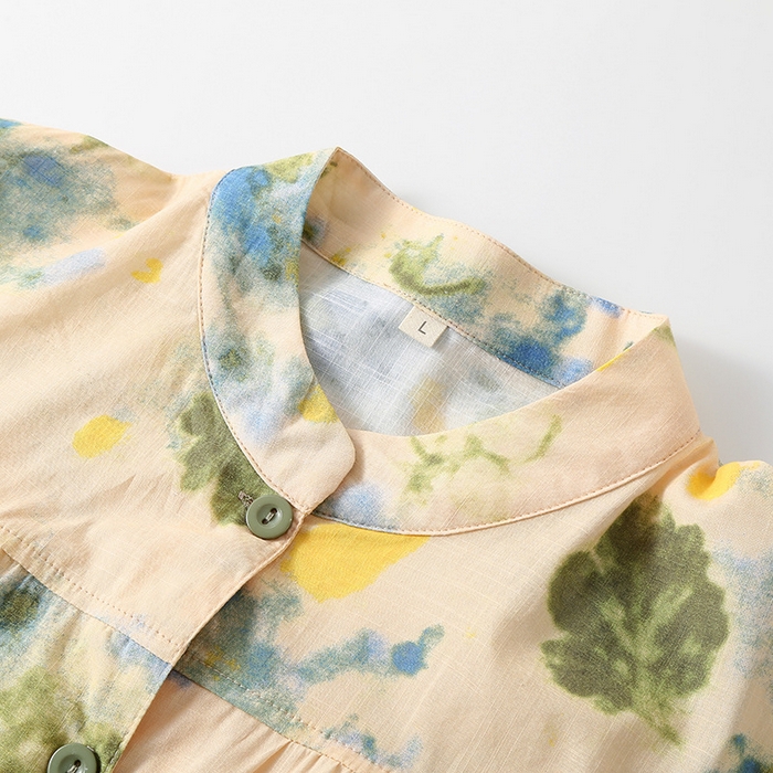 91家纺网 家纺一手货源 找家纺 （总）洛兰沙家居馆 竹节棉网红直播韩版短袖睡衣女夏套装甜美休闲公主简约家居服