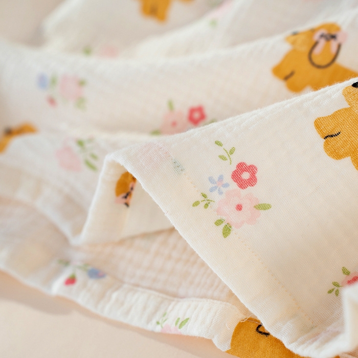 91家纺网 家纺一手货源 找家纺 （总）洛兰沙家居馆 26春夏新品睡裙女系带绉布甜美公主风长袖薄款可外穿家居服睡裙