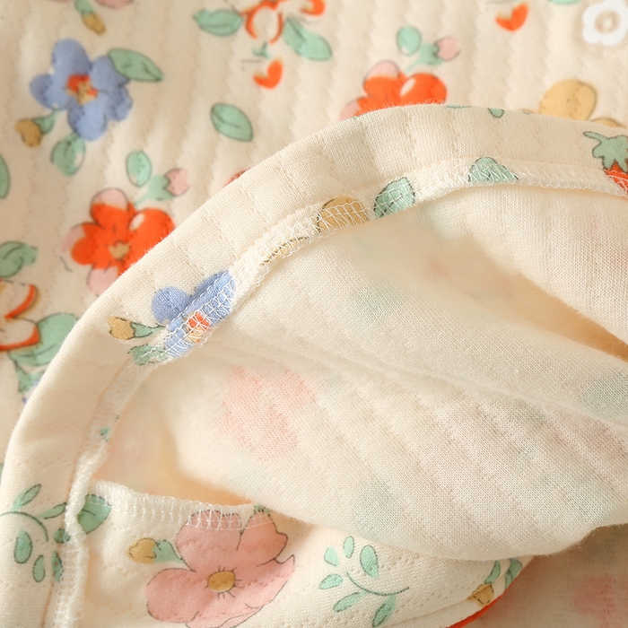 91家纺网 家纺一手货源 找家纺 （总）洛兰沙家居馆 棉质秋冬空气棉厚款印花女款睡衣家居服舒适三层夹棉居家