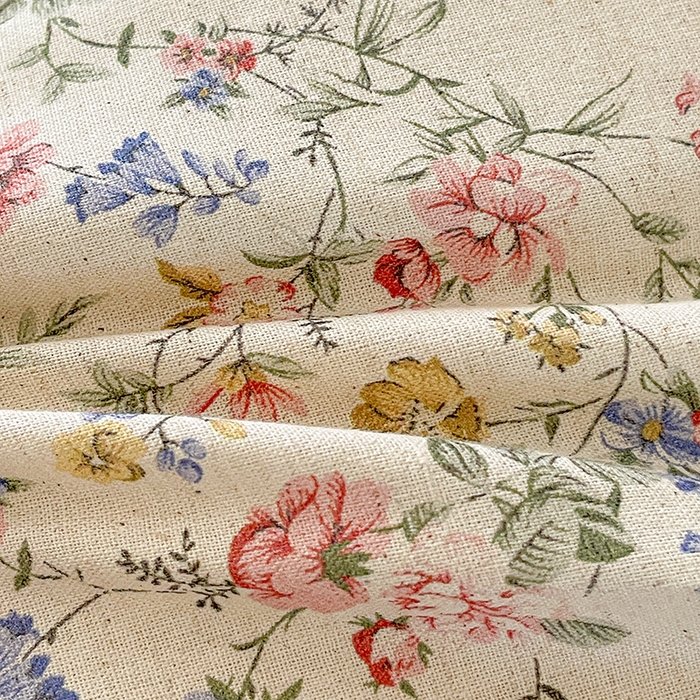 91家纺网 家纺一手货源 找家纺 她喜爱枕芯 2026新款全棉纯棉小碎花棉麻荞麦枕枕头枕芯 雾织粉