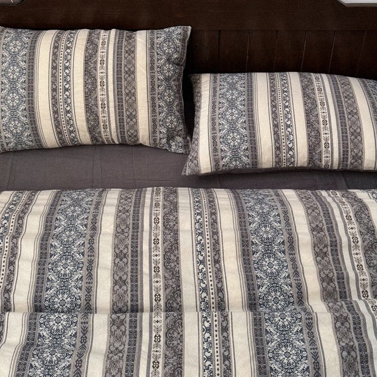 91家纺网 家纺一手货源 找家纺 （总）双层纱家居 2026新款素色系列亲肤柔软全棉四件套