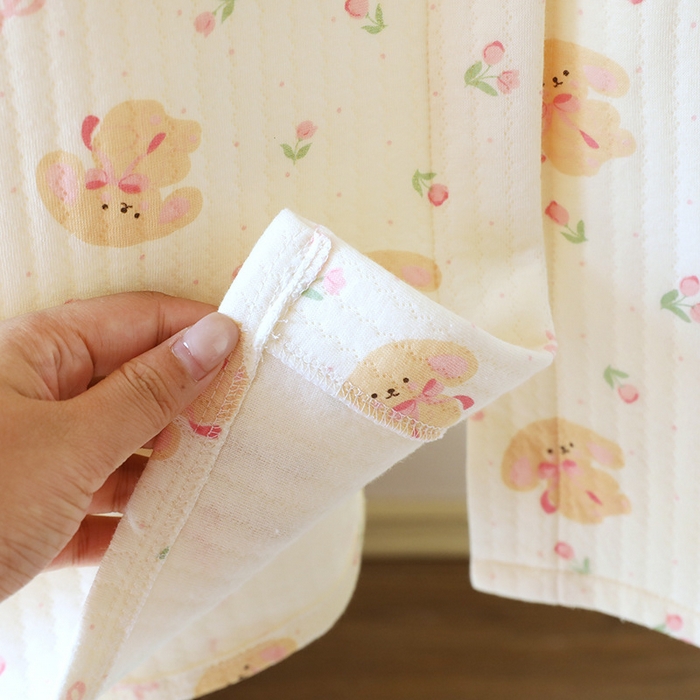 91家纺网 家纺一手货源 找家纺 （总）洛兰沙家居馆 秋冬季新款睡裙女长袖空气棉夹棉保暖宽松大码浴衣纯棉浴袍可外穿