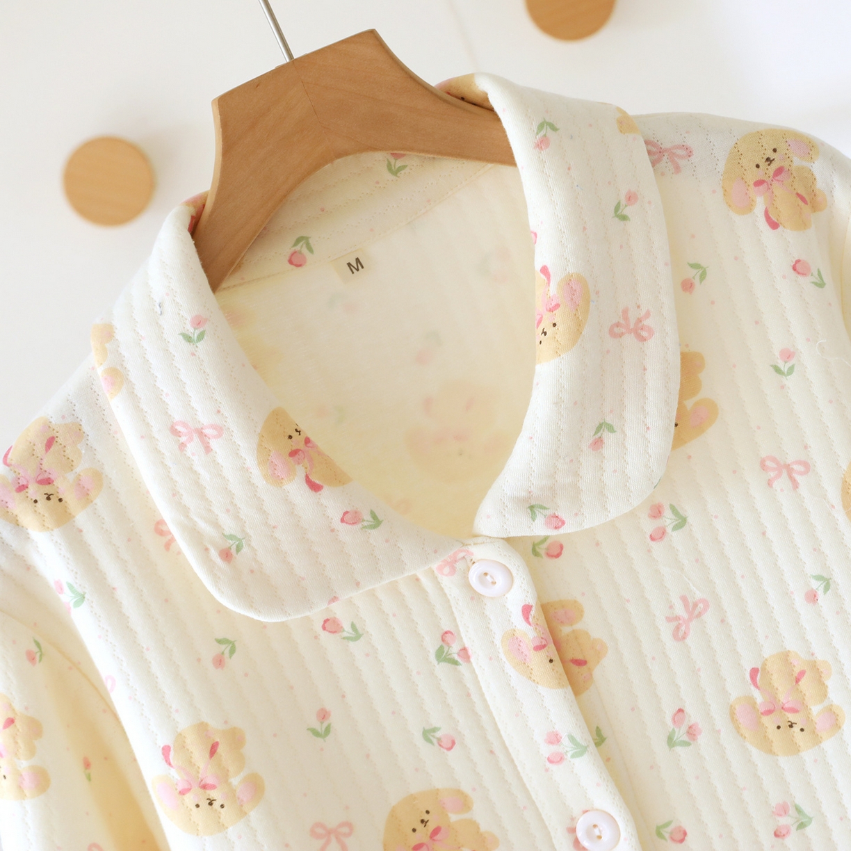 91家纺网 家纺一手货源 找家纺 （总）洛兰沙家居馆 秋冬季新款睡裙女长袖空气棉夹棉保暖宽松大码浴衣纯棉浴袍可外穿