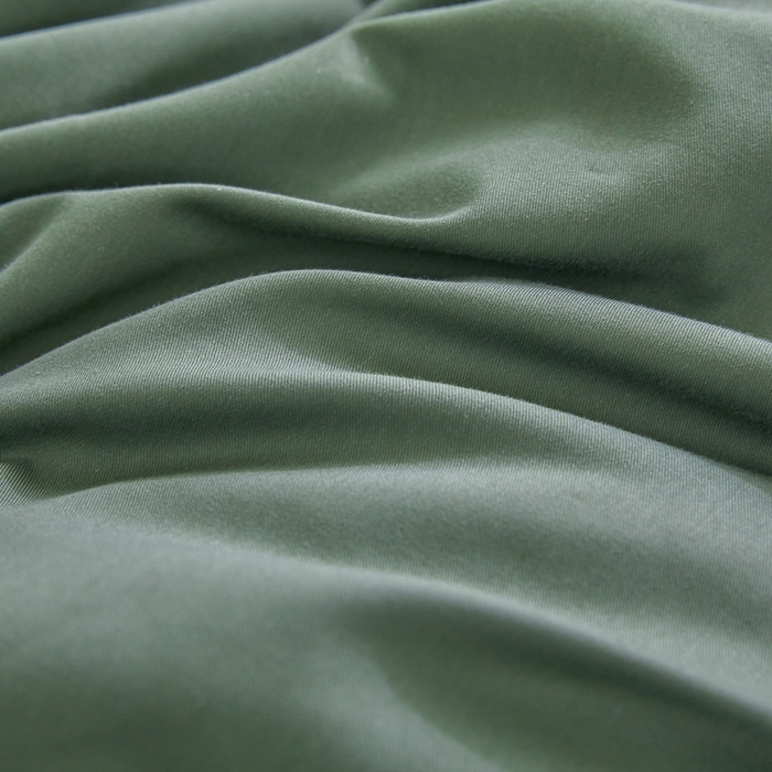 91家纺网 家纺一手货源 找家纺 恋人优选 2026新款40支13070全棉纯棉四件套 草绿+米色