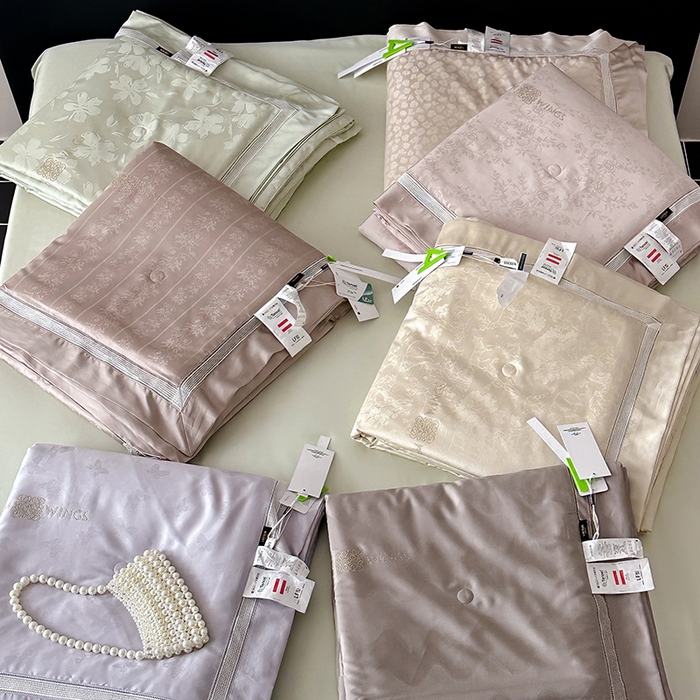 91家纺网 家纺一手货源 找家纺 （总）丽笙被芯 2026春夏新款A类兰精天丝提花夏被夏凉被空调被（老款延续）