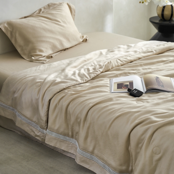 91家纺网 家纺一手货源 找家纺 （总）丽笙被芯 2026春夏新款A类兰精天丝提花夏被夏凉被空调被（老款延续）