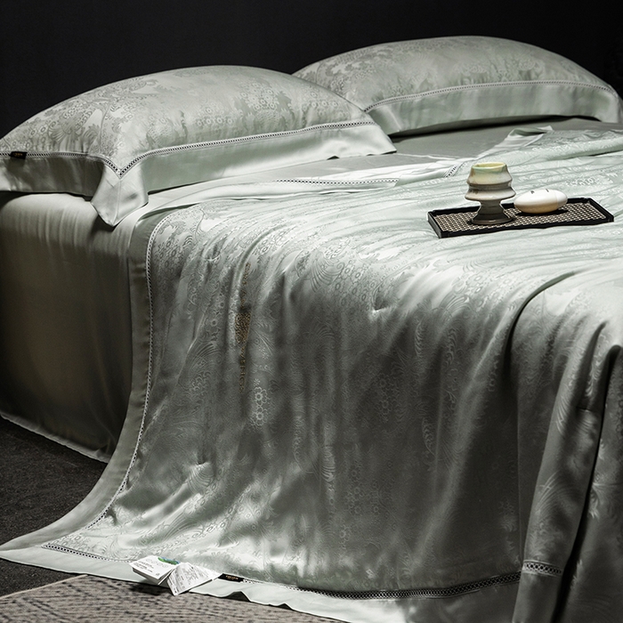 丽笙被芯 2026春夏新款A类兰精天丝提花夏被夏凉被空调被（老款延续） 莫尔纳