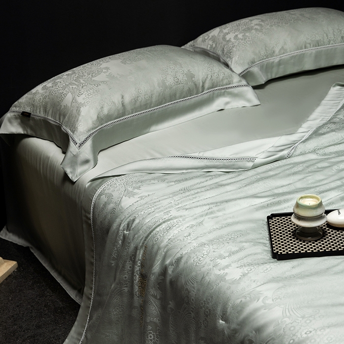 91家纺网 家纺一手货源 找家纺 丽笙被芯 2026春夏新款A类兰精天丝提花夏被夏凉被空调被（老款延续） 莫尔纳