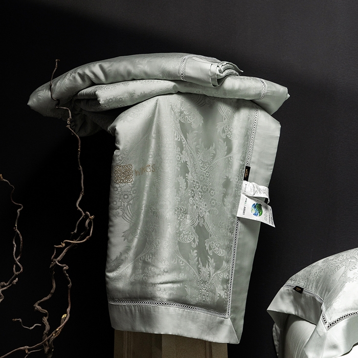 91家纺网 家纺一手货源 找家纺 丽笙被芯 2026春夏新款A类兰精天丝提花夏被夏凉被空调被（老款延续） 莫尔纳