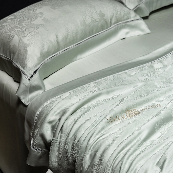 91家纺网 家纺一手货源 找家纺 丽笙被芯 2026春夏新款A类兰精天丝提花夏被夏凉被空调被（老款延续） 莫尔纳