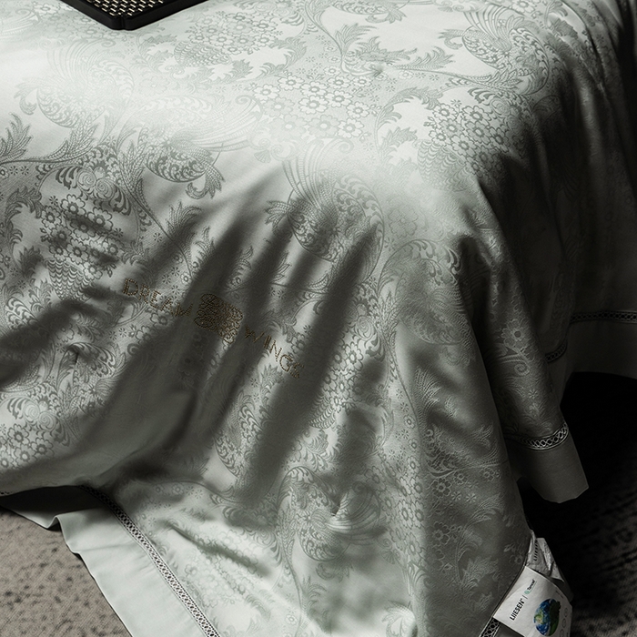 91家纺网 家纺一手货源 找家纺 丽笙被芯 2026春夏新款A类兰精天丝提花夏被夏凉被空调被（老款延续） 莫尔纳