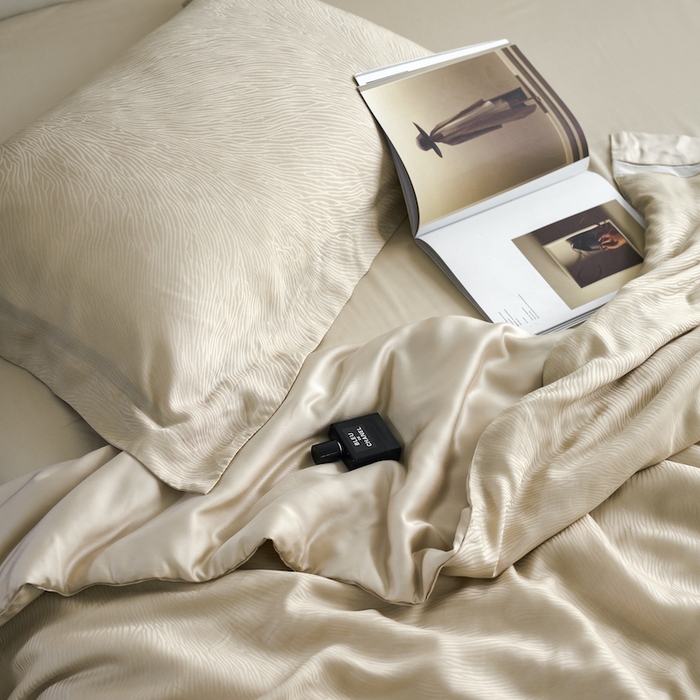 91家纺网 家纺一手货源 找家纺 丽笙被芯 2026春夏新款A类兰精天丝提花夏被夏凉被空调被（老款延续） 浅茶咖