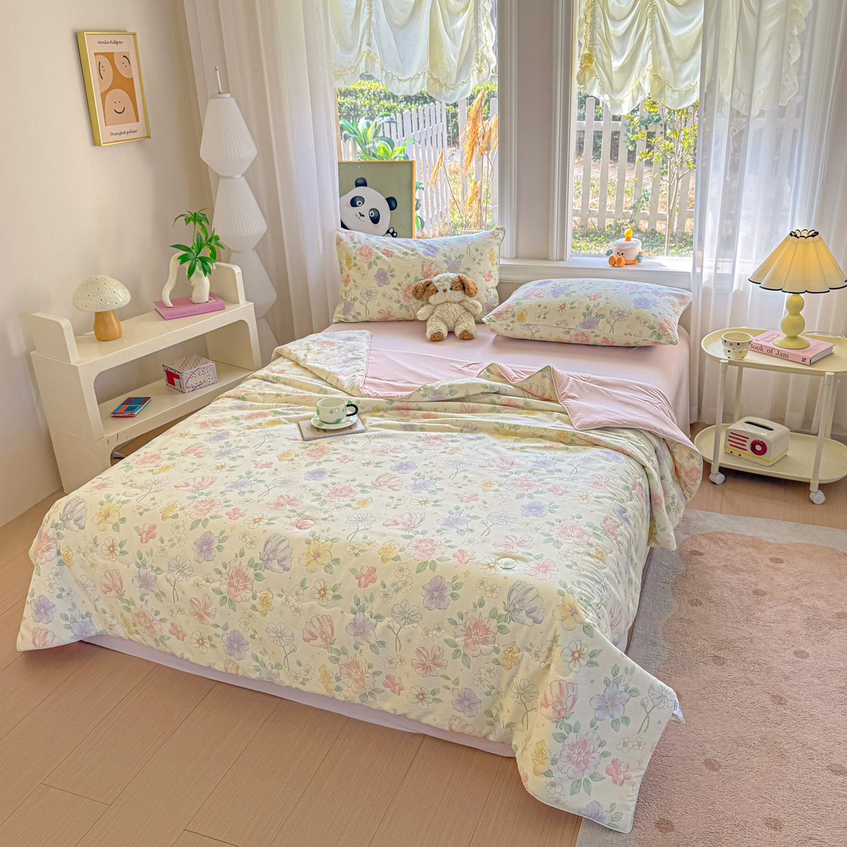 91家纺网 家纺一手货源 找家纺 （总）万盛家纺 2026新款全棉锦氨凉感夏被夏凉被空调被