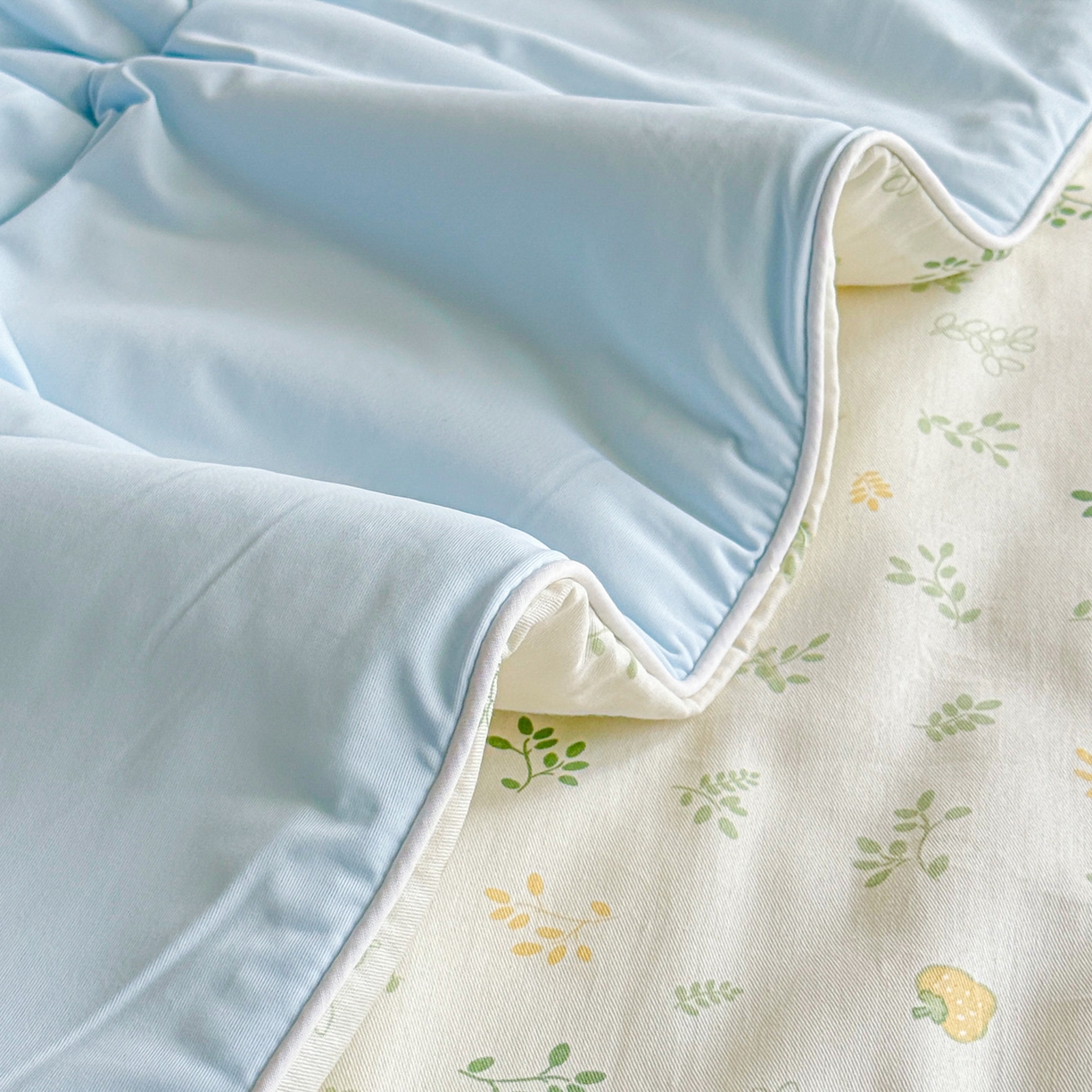 91家纺网 家纺一手货源 找家纺 万盛家纺 2026新款全棉锦氨凉感夏被夏凉被空调被 知夏