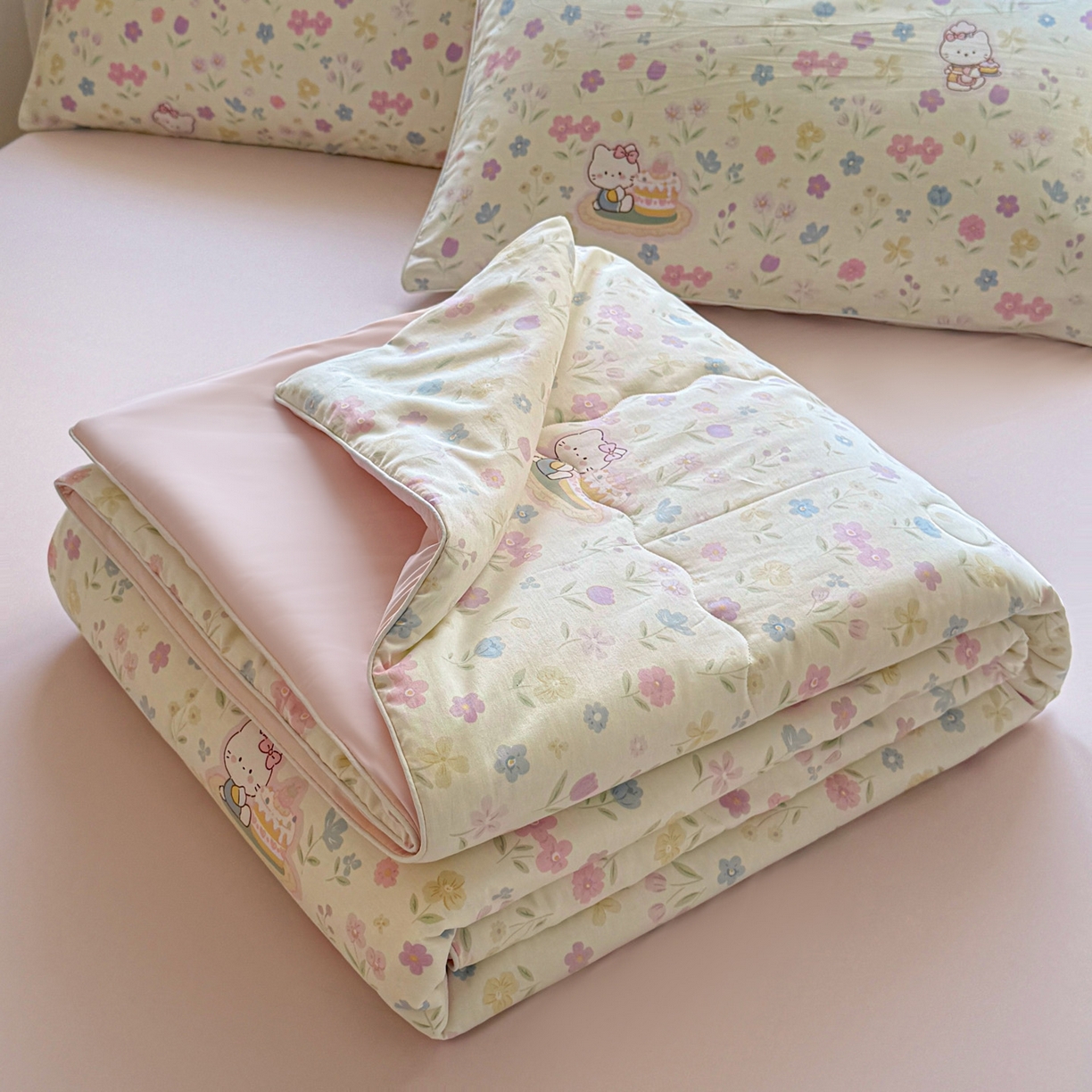 91家纺网 家纺一手货源 找家纺 （总）万盛家纺 2026新款全棉锦氨凉感夏被夏凉被空调被