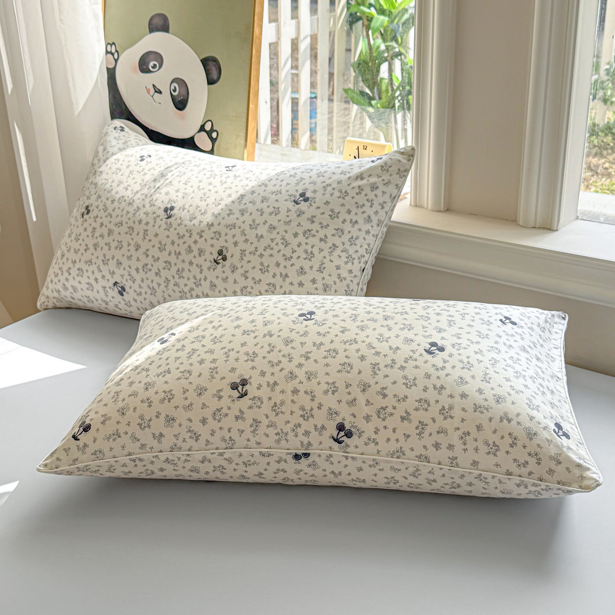 91家纺网 家纺一手货源 找家纺 万盛家纺 2026新款全棉锦氨凉感夏被夏凉被空调被 墨兰樱桃