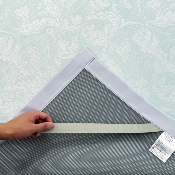 91家纺网 家纺一手货源 找家纺 倾慕 2026新款提花凉感凉席床席款三件套系列 叶之恋绿床席款