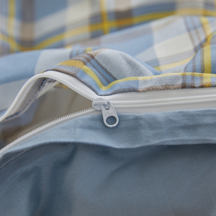 91家纺网 家纺一手货源 找家纺 恋人优选 2026新款40支13070全棉纯棉四件套 莫妮蓝