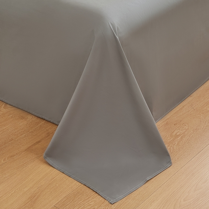 91家纺网 家纺一手货源 找家纺 恋人优选 2026新款40支13070全棉纯棉四件套 牛仔蓝+浅灰